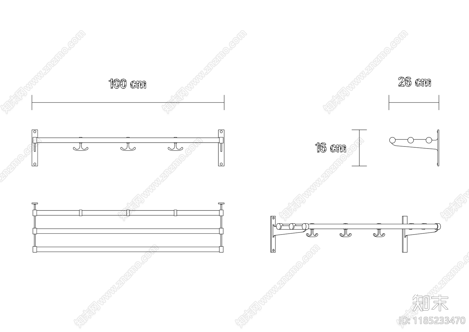 现代五金管件施工图下载【ID:1185233470】