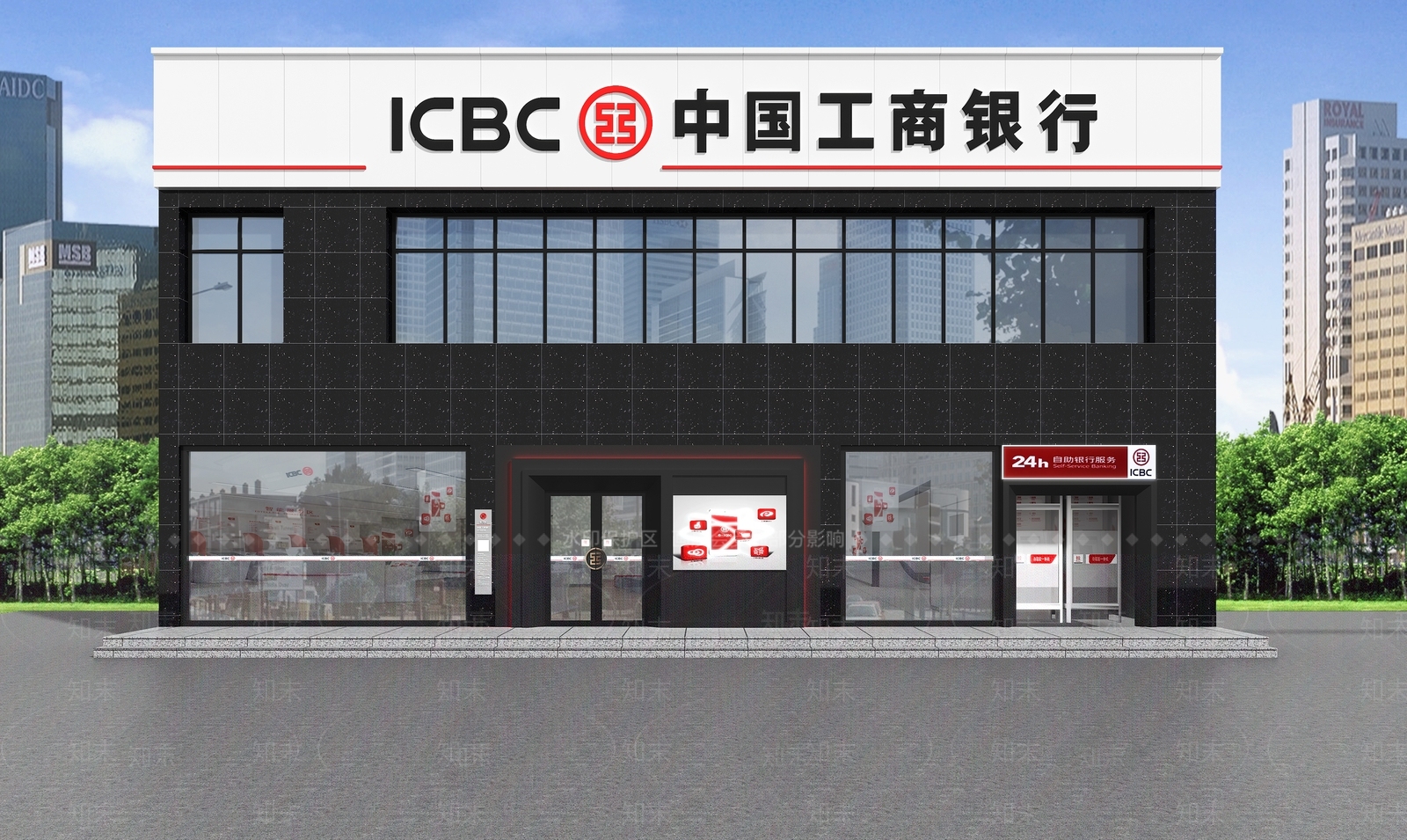 现代艺术风格建筑3D模型下载【ID:1185236944】