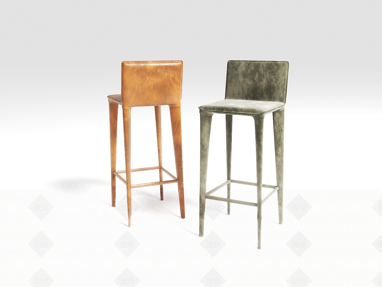 现代吧椅3D模型下载【ID:1185237728】