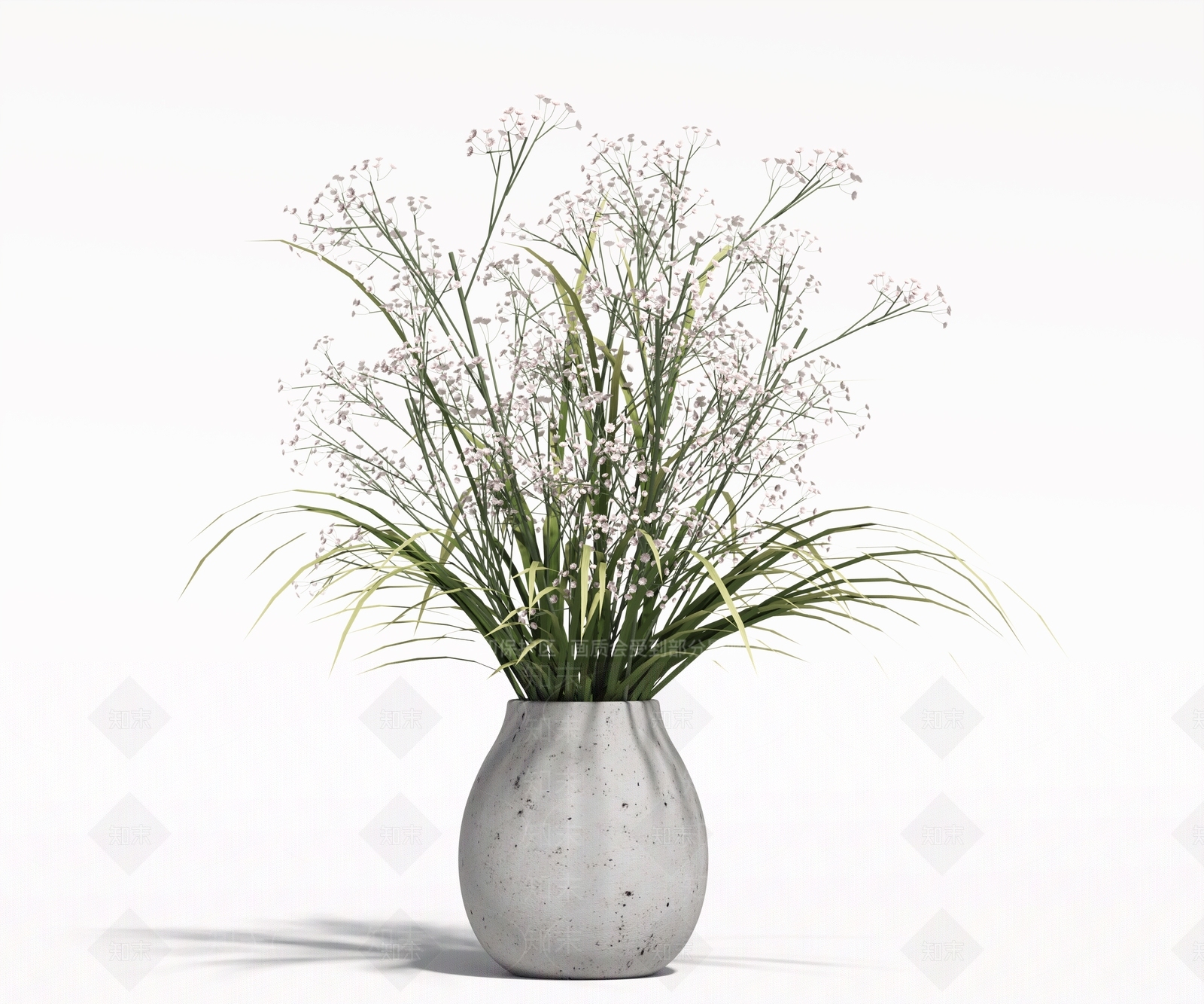 现代摆件组合3D模型下载【ID:1185523475】