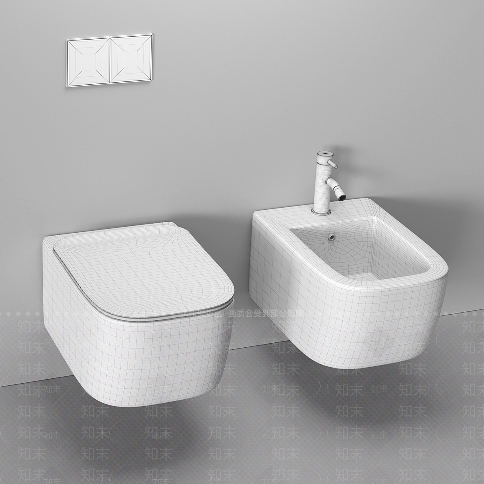 马桶3D模型下载【ID:1185252218】