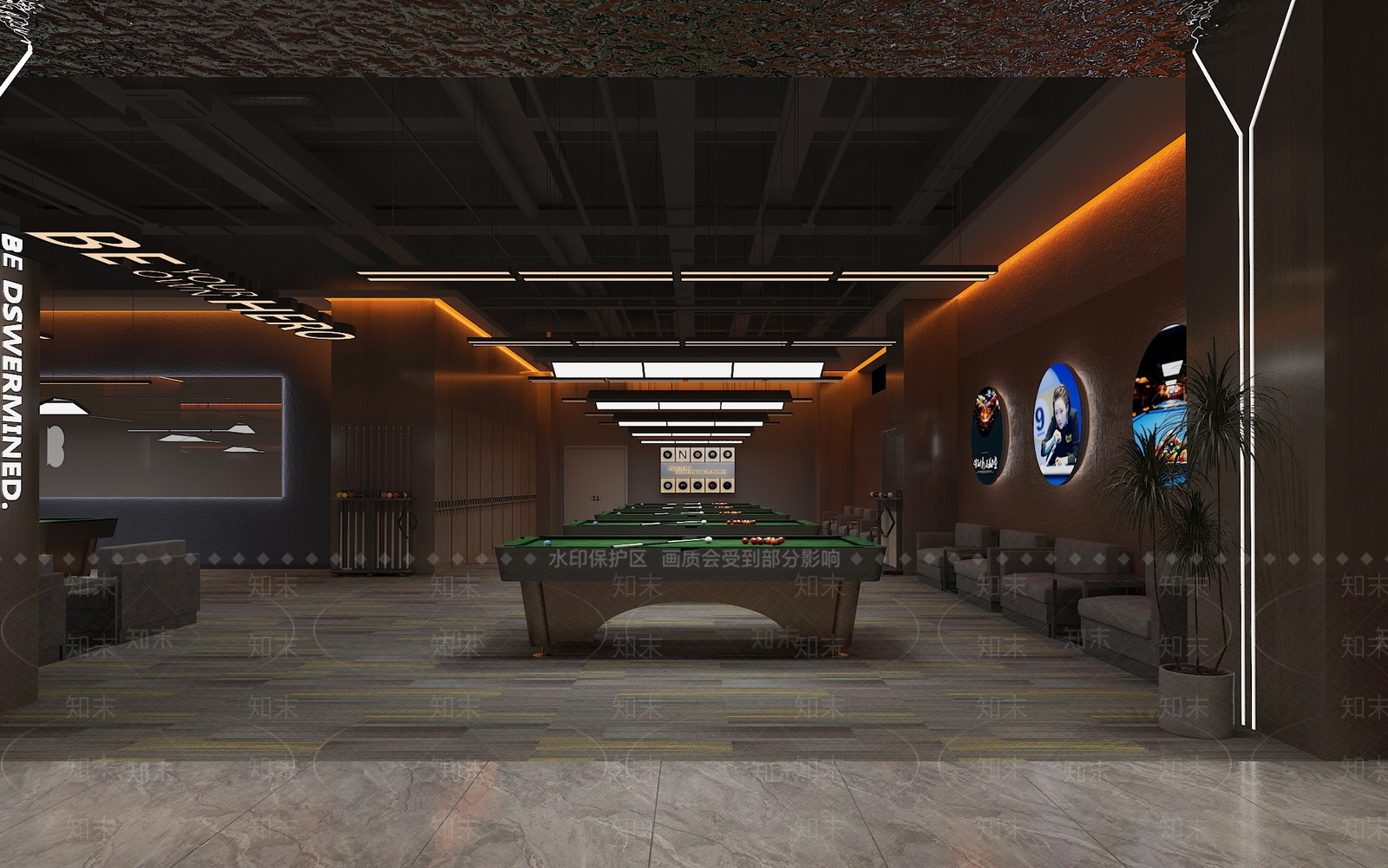现代其他娱乐空间3D模型下载【ID:1185253582】
