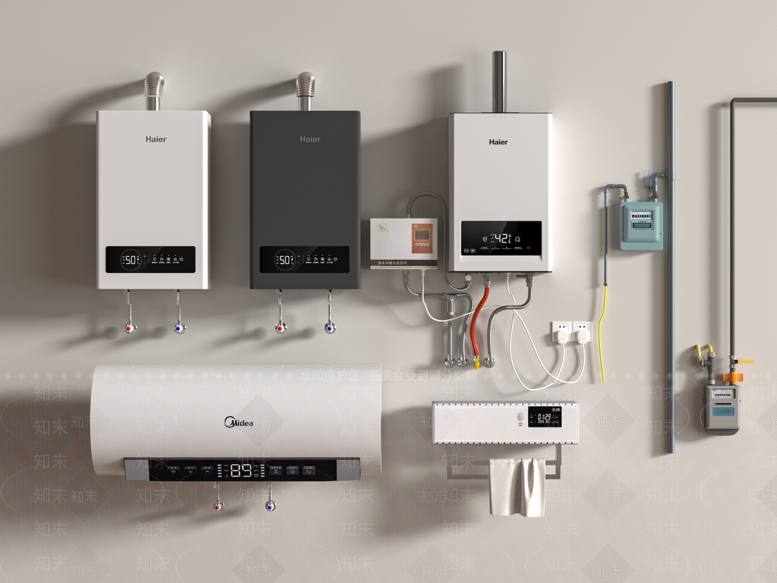 热水器SU模型下载【ID:1185254208】