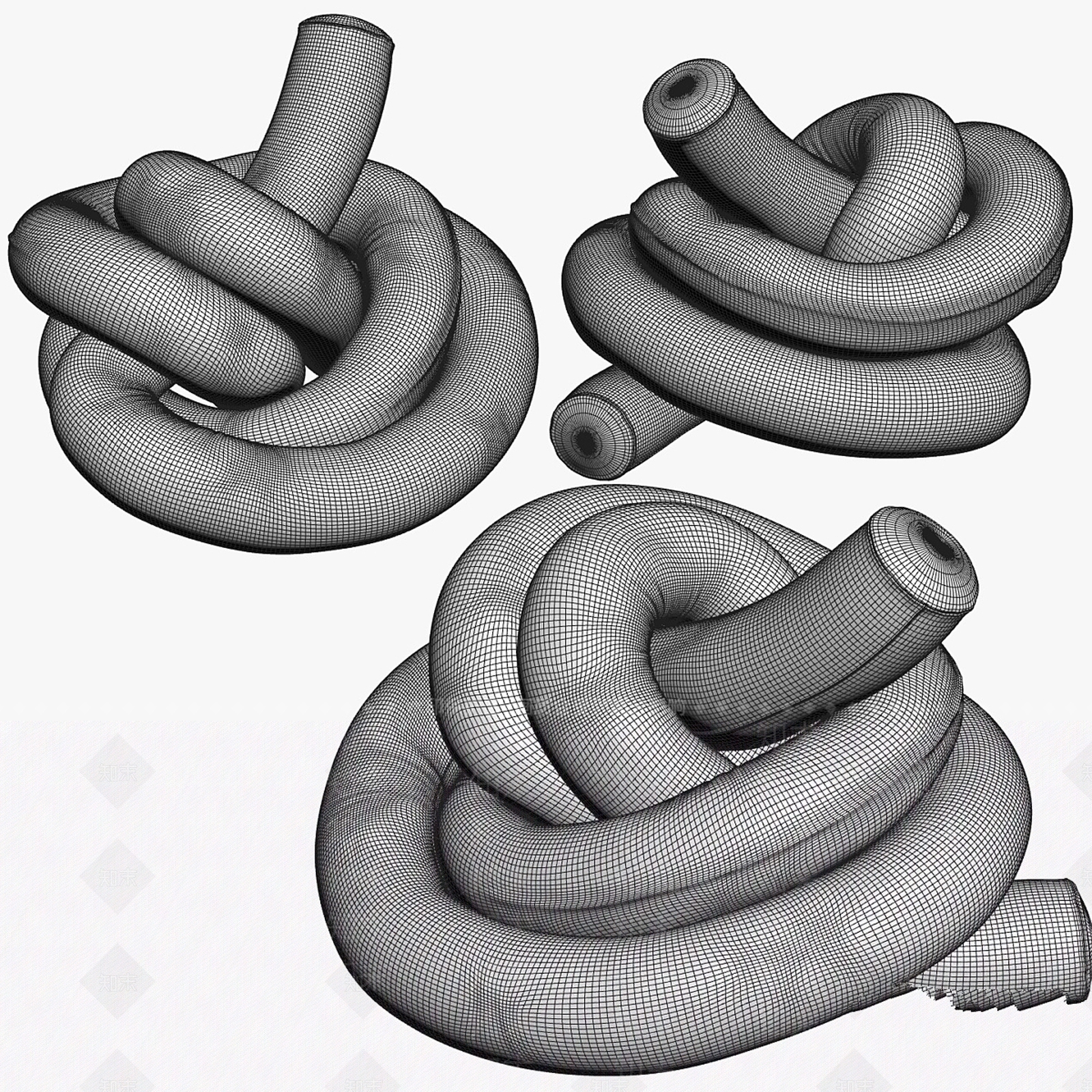 沙发凳3D模型下载【ID:1185254587】