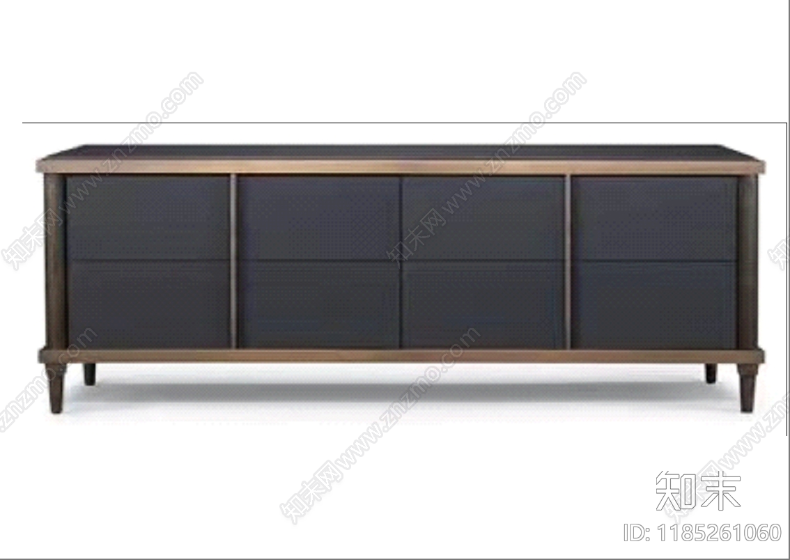 新中式柜子cad施工图下载【ID:1185261060】