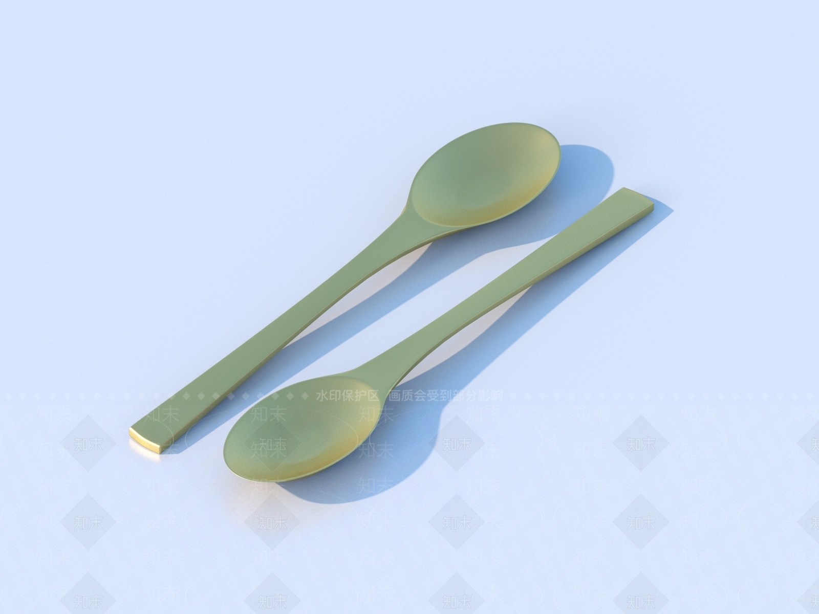 餐具3D模型下载【ID:1185261275】