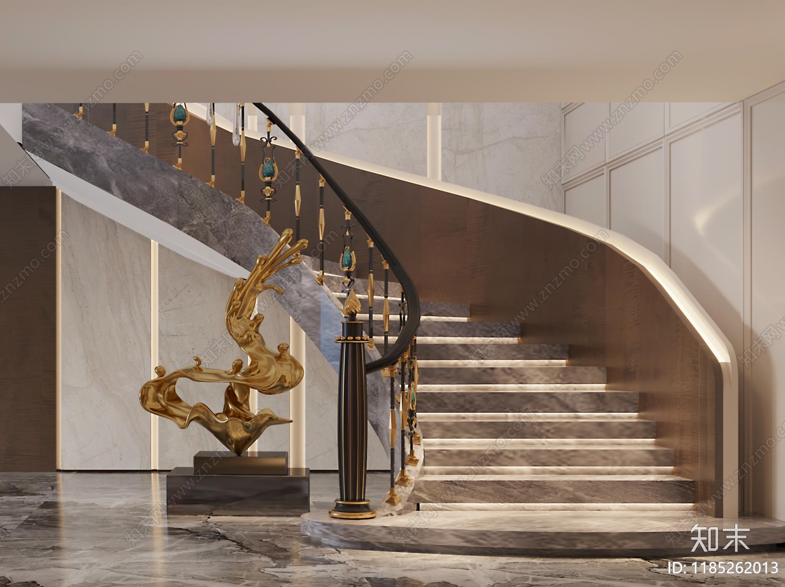 现代楼梯节点施工图下载【ID:1185262013】