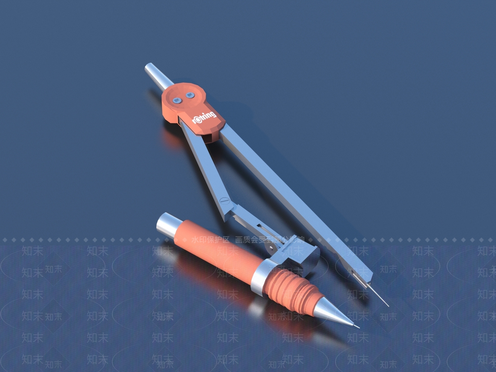 办公用品3D模型下载【ID:1185284307】