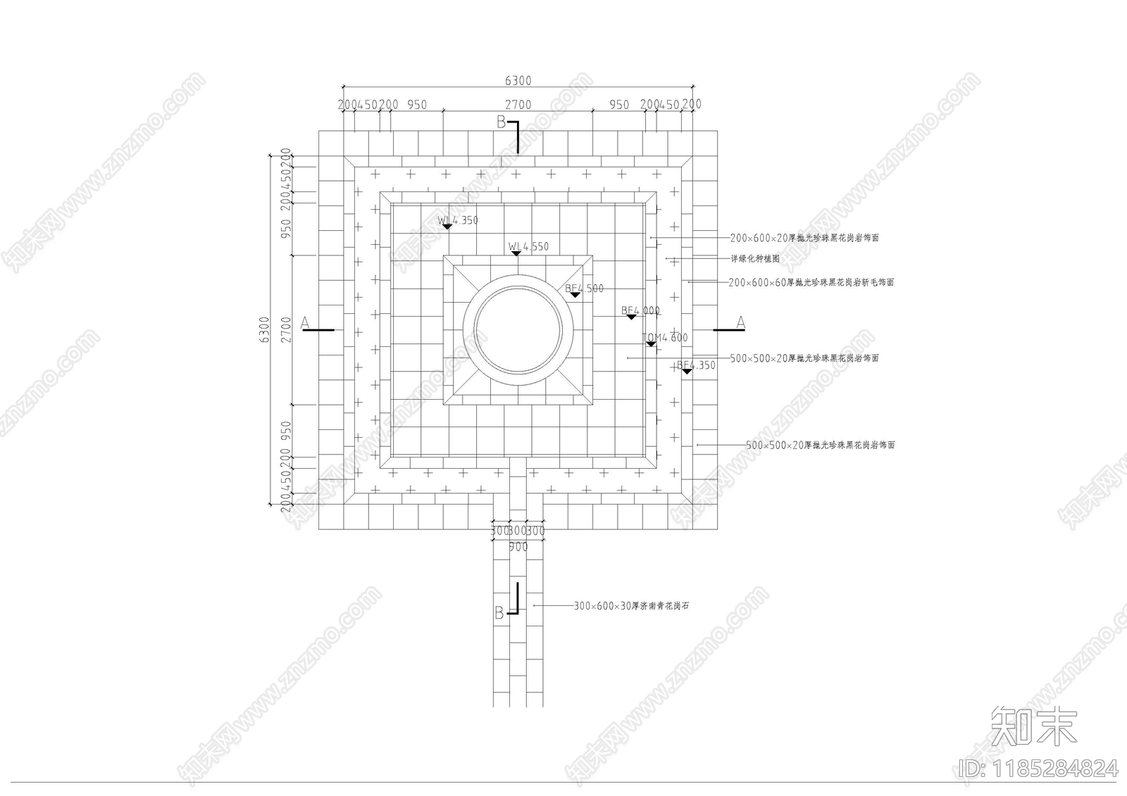 新中式中式水景_假山_喷泉_水池_入口水景_镜面水景_施工图施工图下载 ID:1185284824_【知末网】