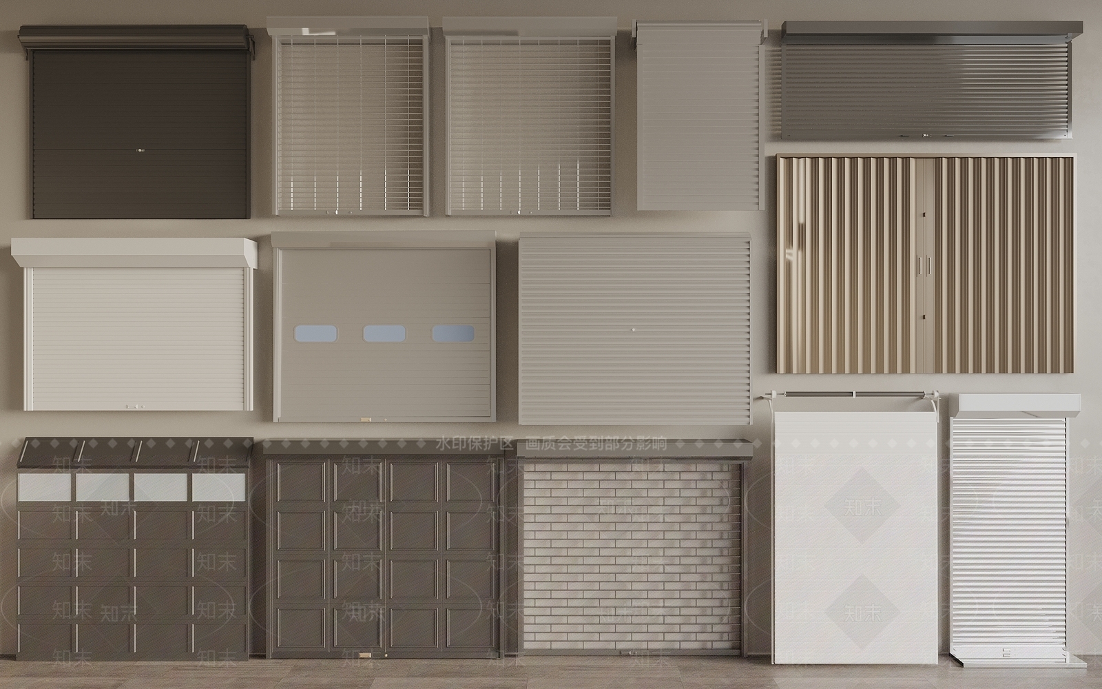 卷帘门3D模型下载【ID:1185301172】