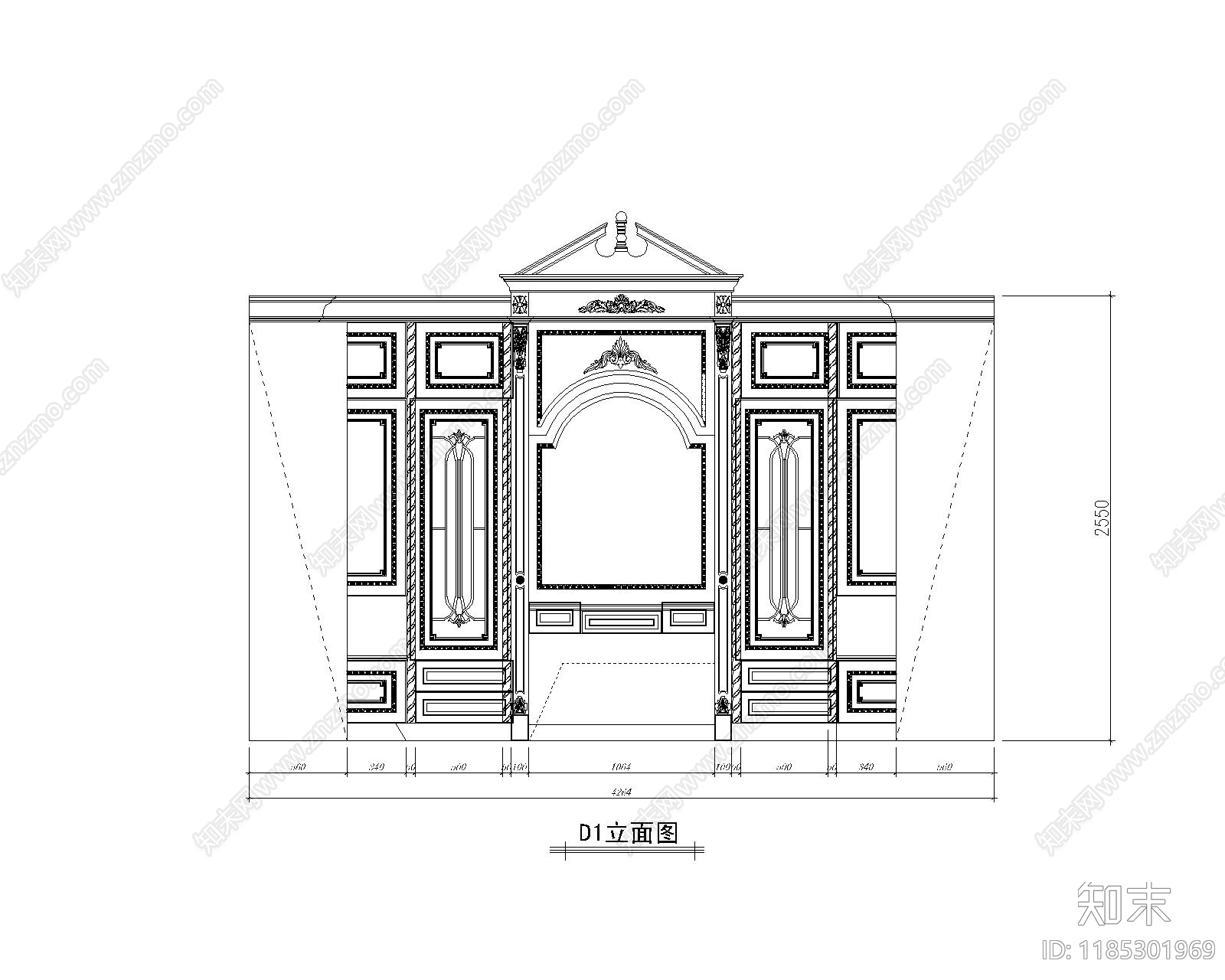 美式家具节点详图施工图下载【ID:1185301969】