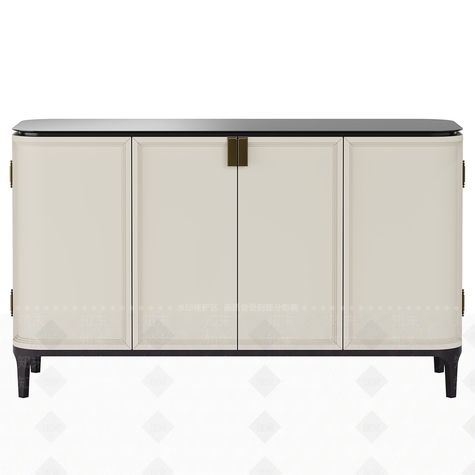 法式欧式玄关柜3D模型下载【ID:1185304120】