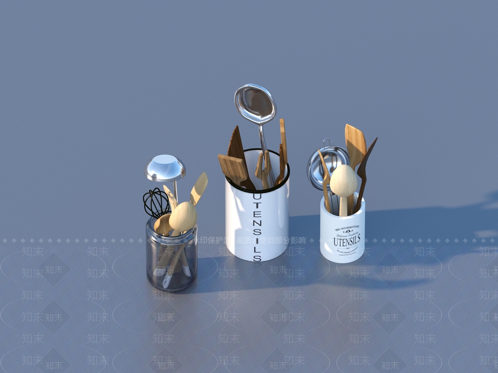 餐具3D模型下载【ID:1185307300】