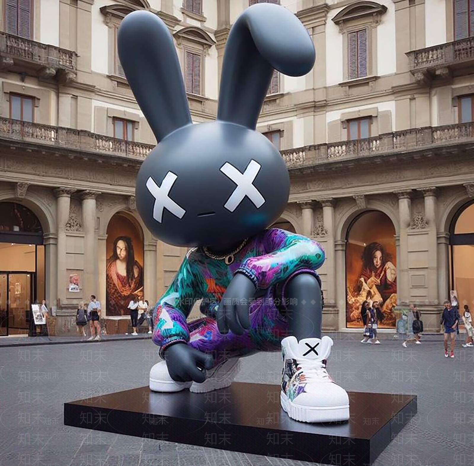 现代极简艺术装置SU模型下载【ID:1185313505】