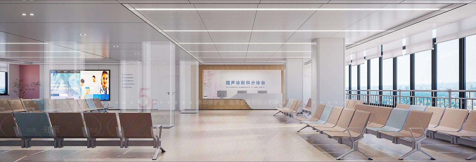 现代医院3D模型下载【ID:1185320351】