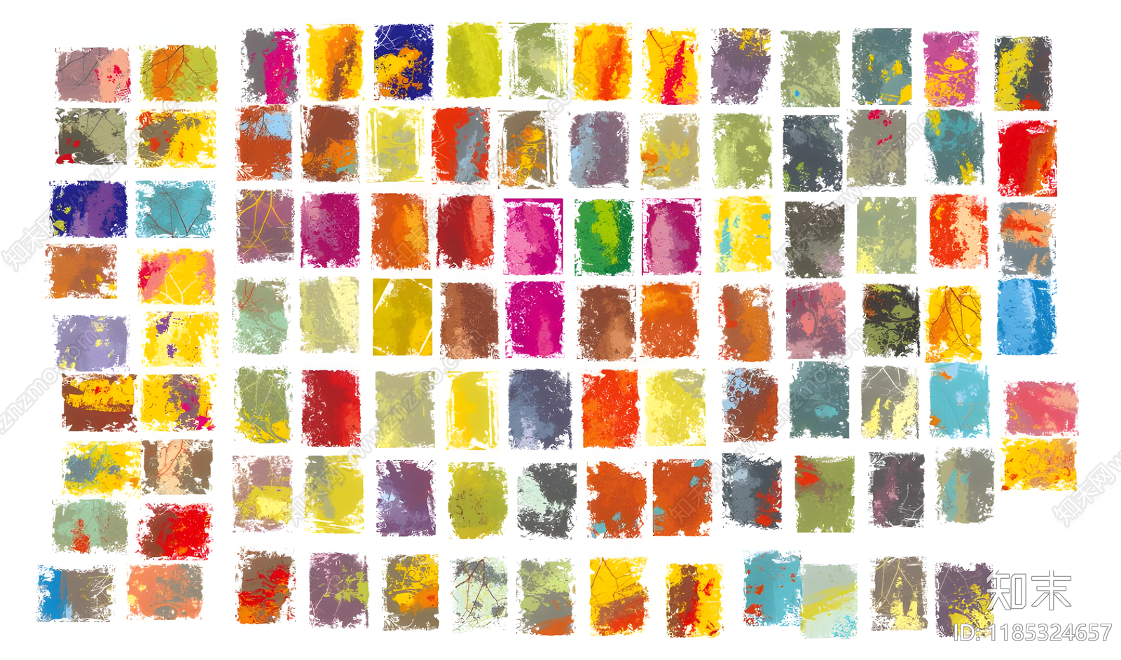 现代挂画施工图下载【ID:1185324657】