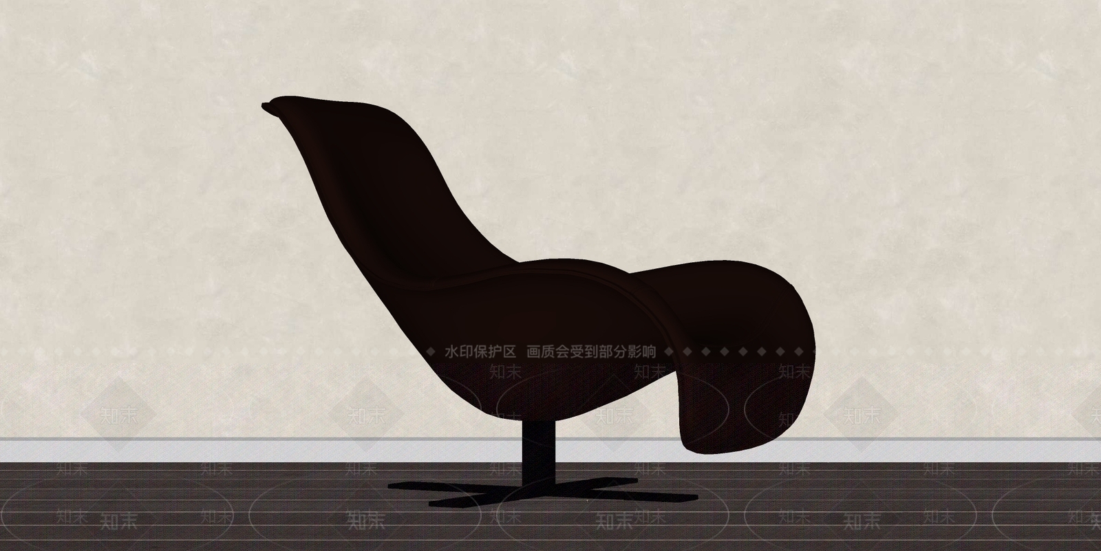 现代躺椅SU模型下载【ID:1185327834】