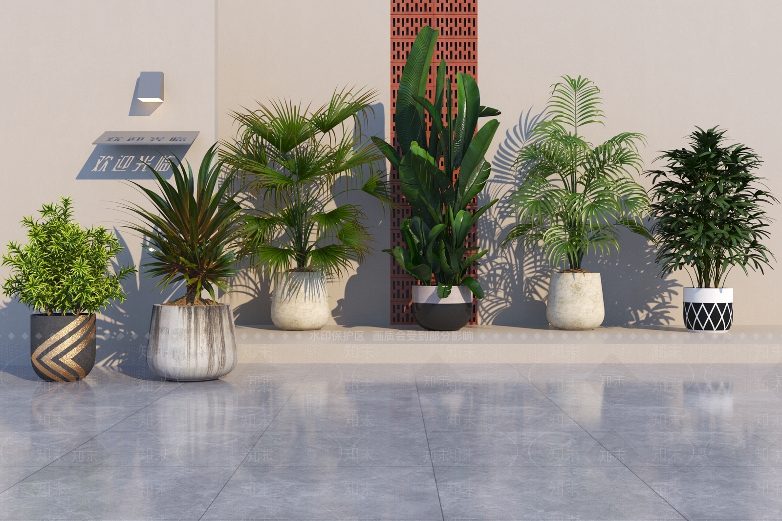 盆景3D模型下载【ID:1185330377】