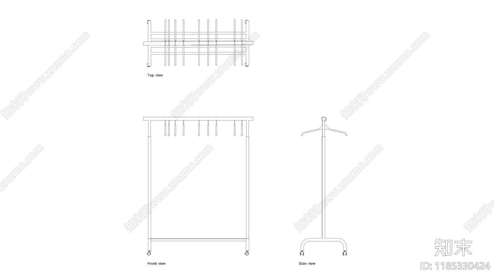 现代综合家具图库施工图下载【ID:1185330424】