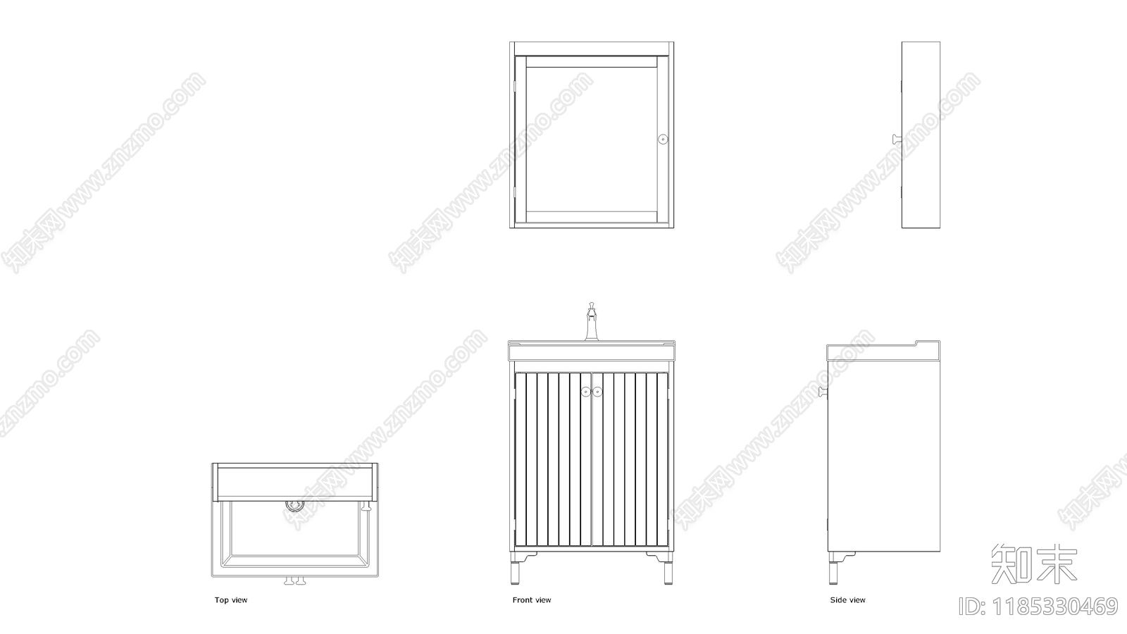 现代综合家具图库施工图下载【ID:1185330469】
