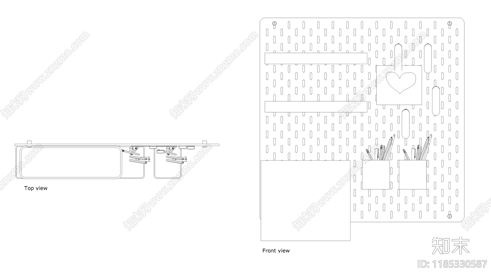 现代综合家具图库施工图下载【ID:1185330587】
