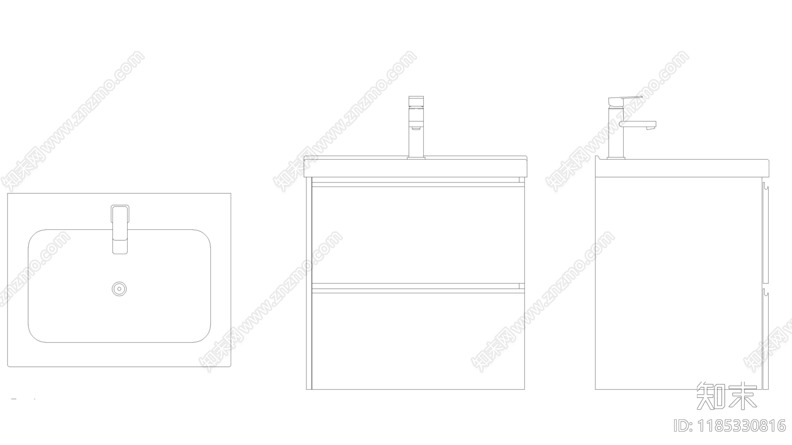 现代综合家具图库施工图下载【ID:1185330816】