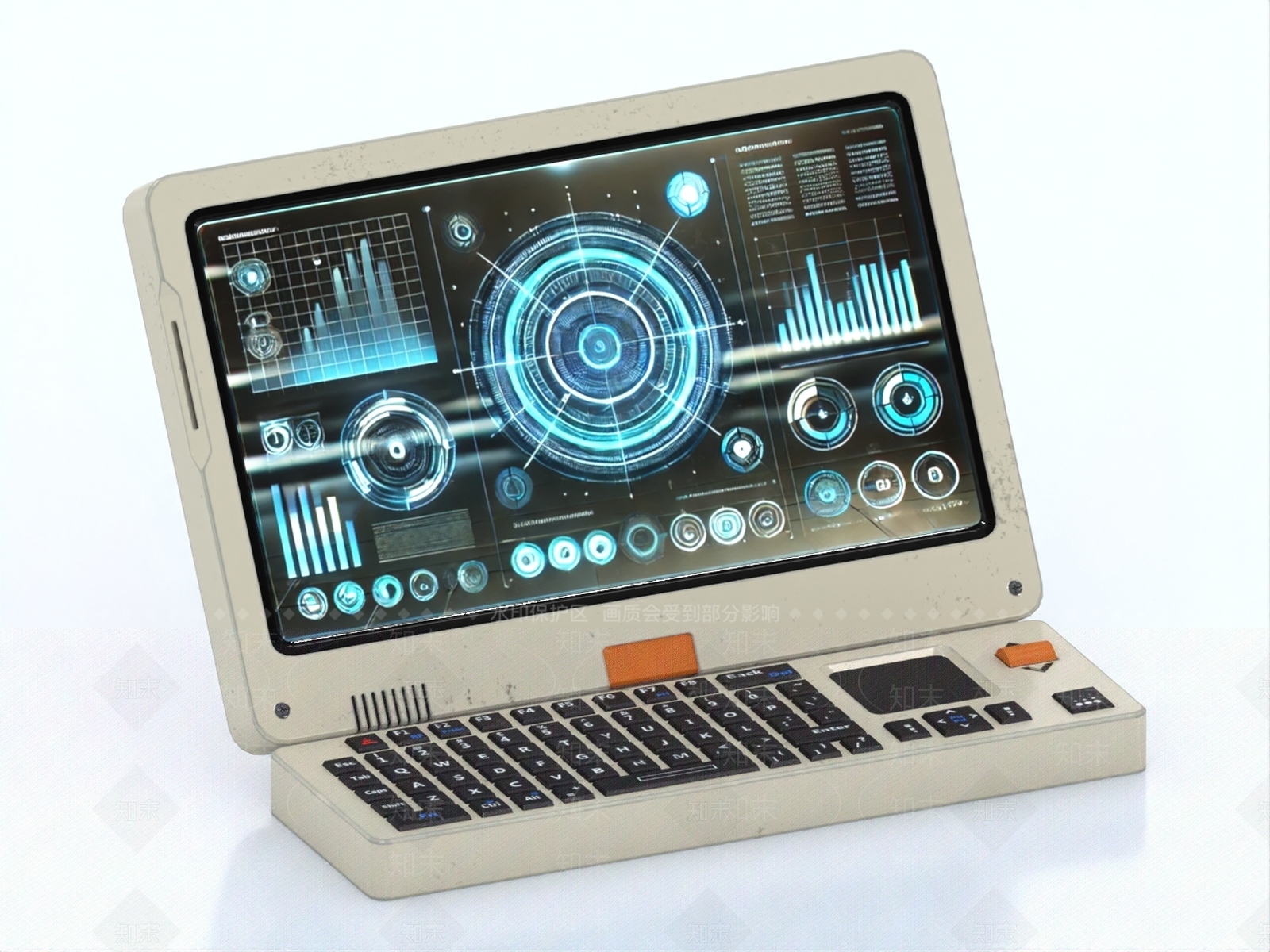 电脑3D模型下载【ID:1185333013】