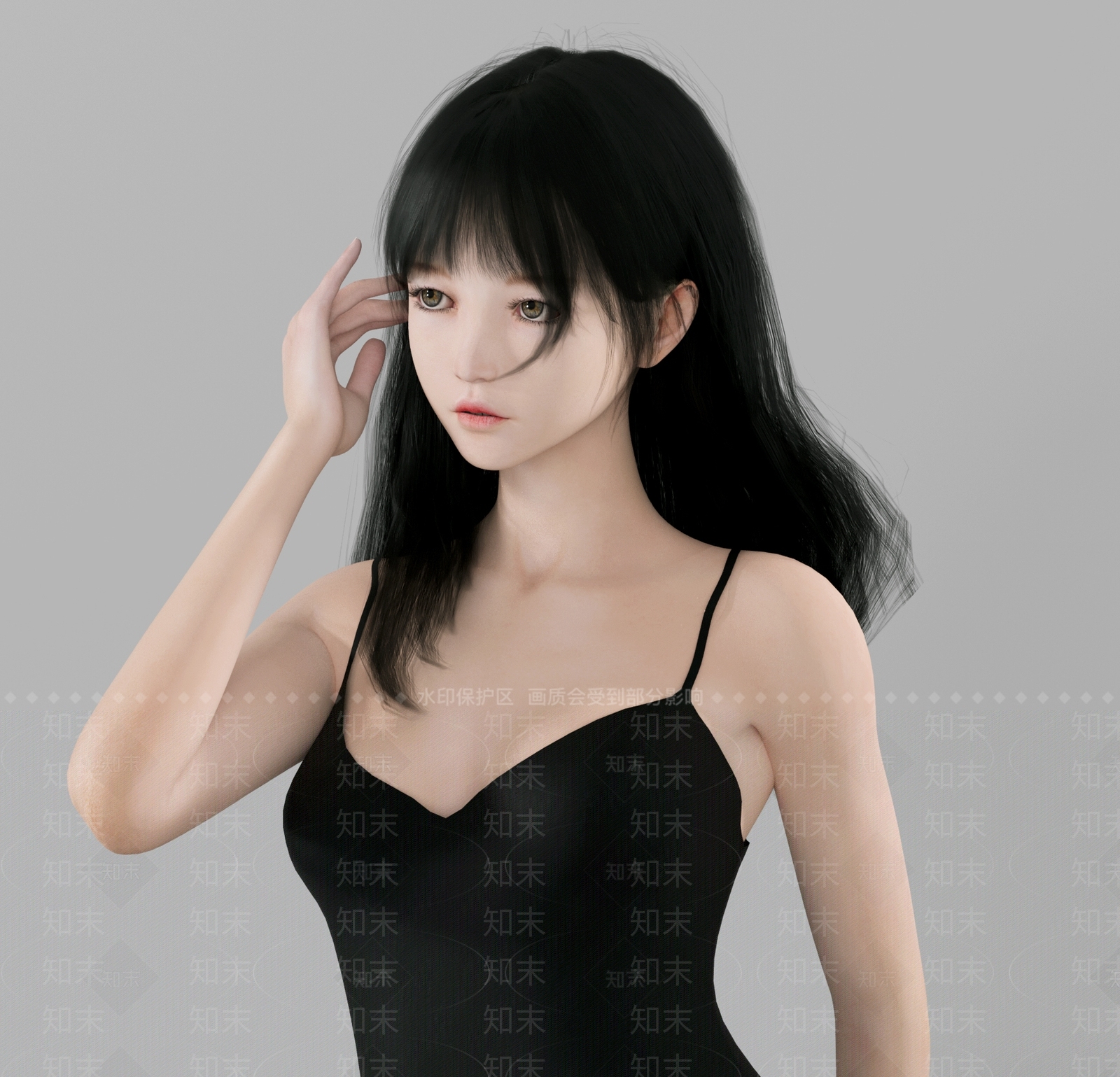 女人3D模型下载【ID:1185333651】