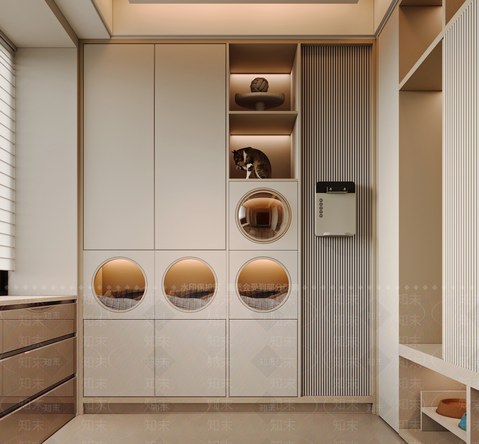现代极简宠物店3D模型下载【ID:1185334741】