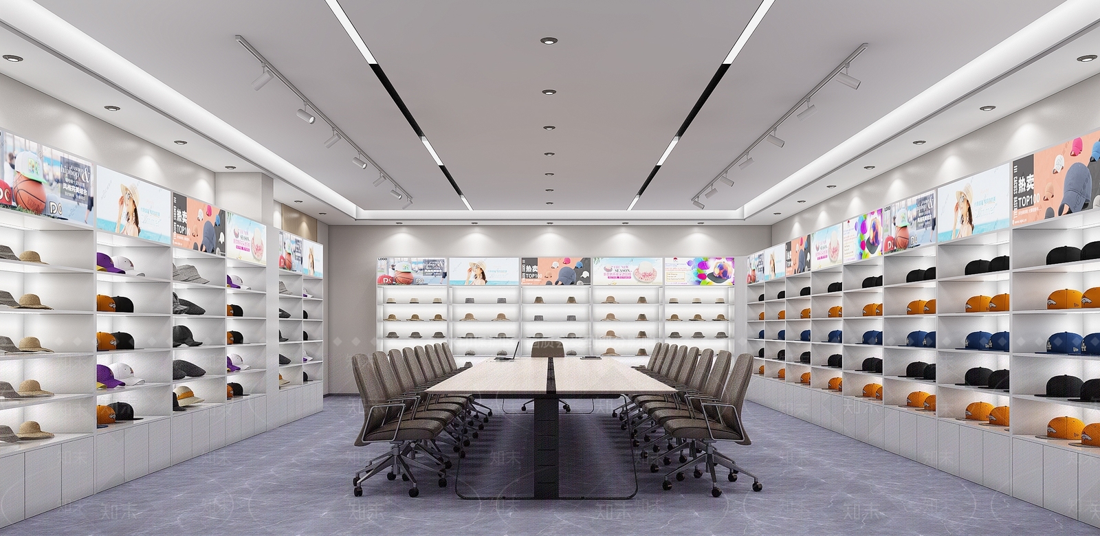 现代会议室3D模型下载【ID:1185334585】