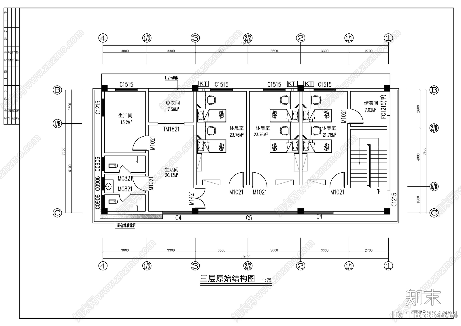 现代其他商业空间cad施工图下载【ID:1185334634】