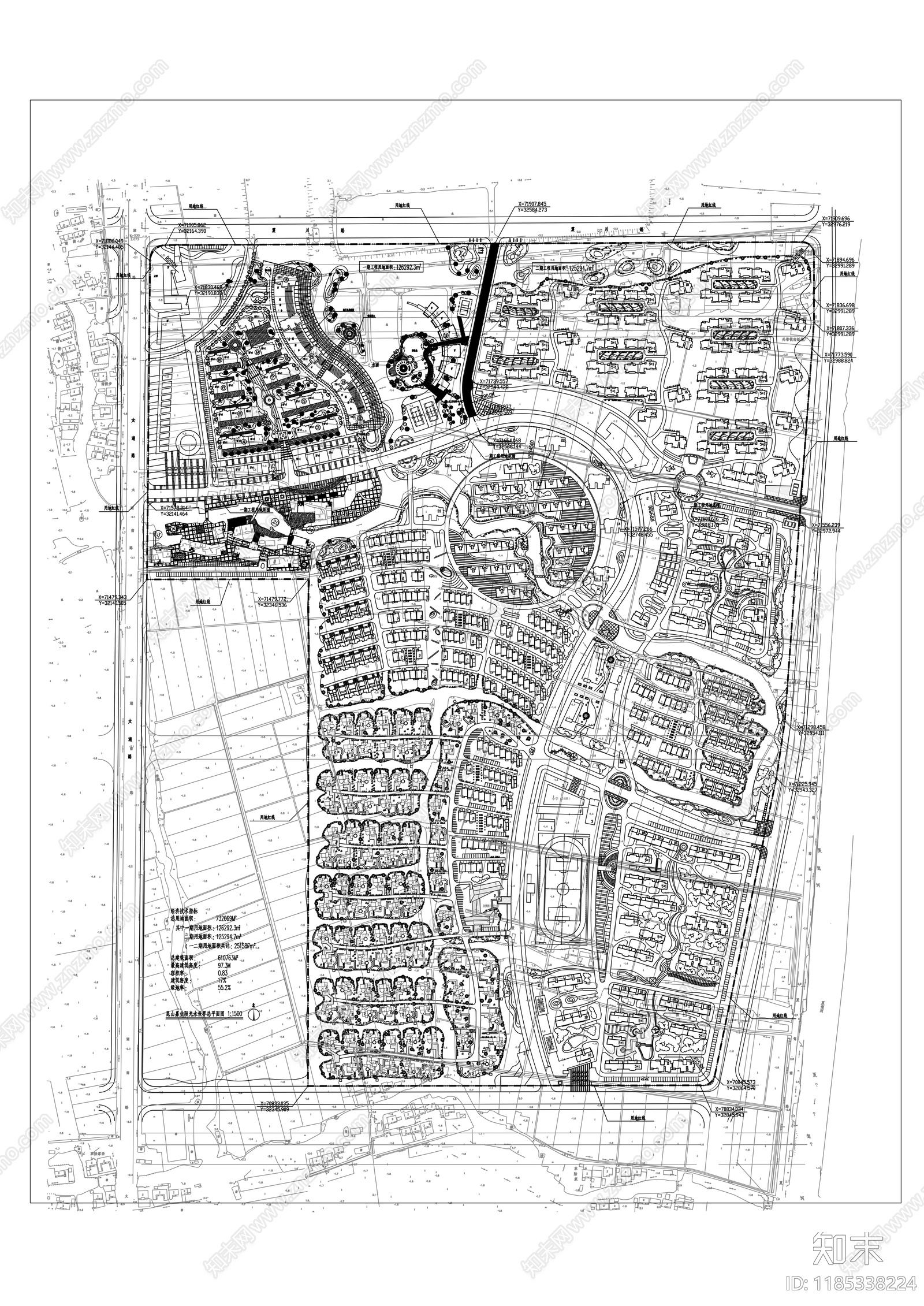 规划平面图施工图下载【ID:1185338224】
