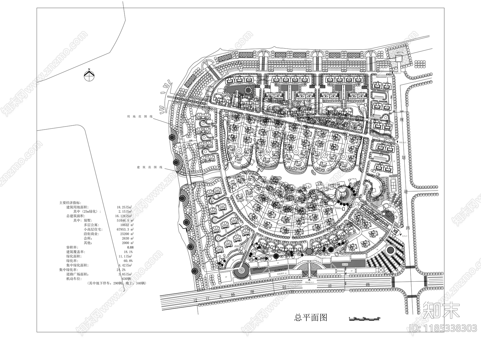 规划平面图施工图下载【ID:1185338303】