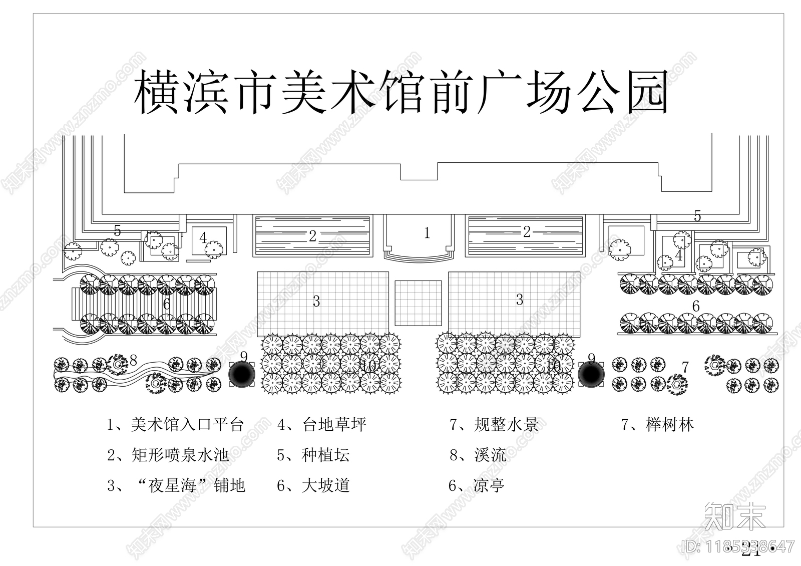 规划平面图施工图下载【ID:1185338647】