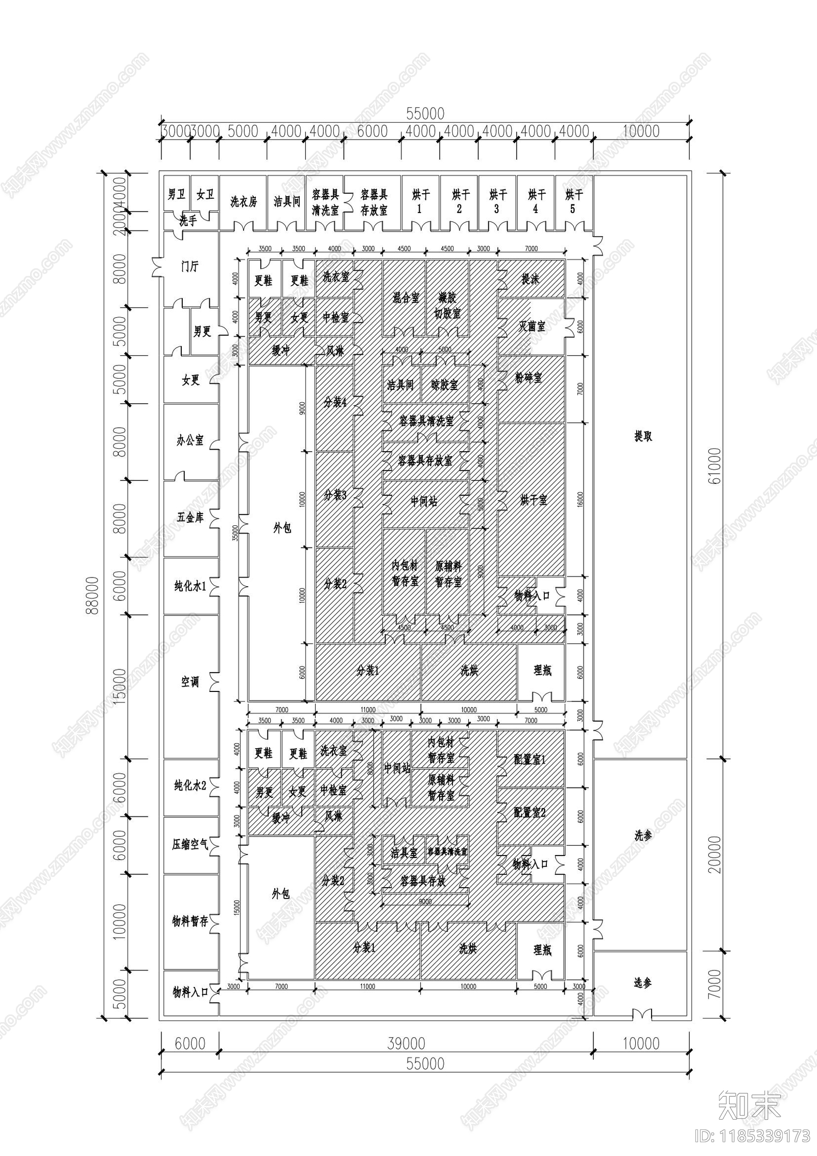 规划平面图施工图下载【ID:1185339173】