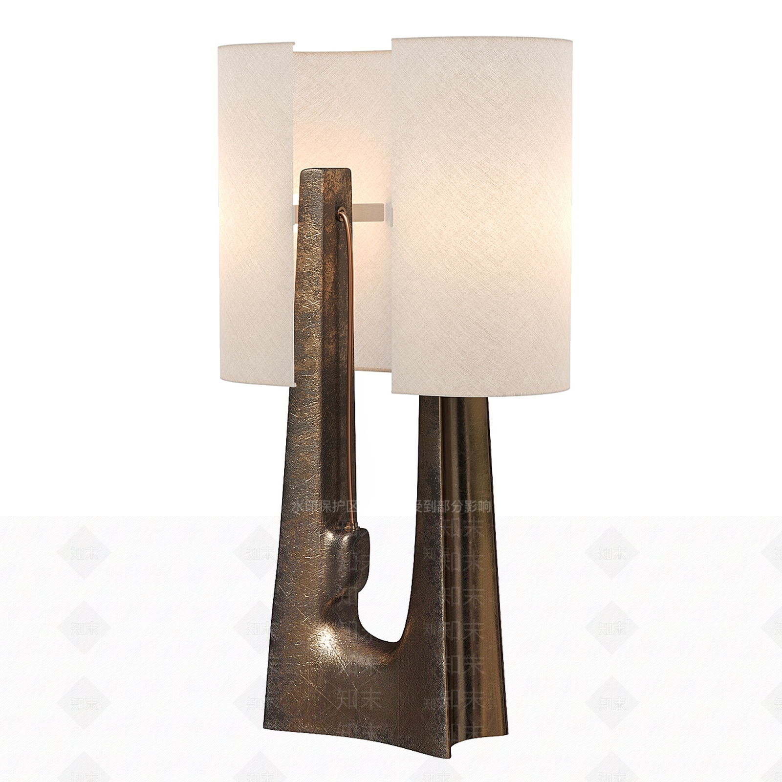 新中式现代台灯3D模型下载【ID:1185341538】