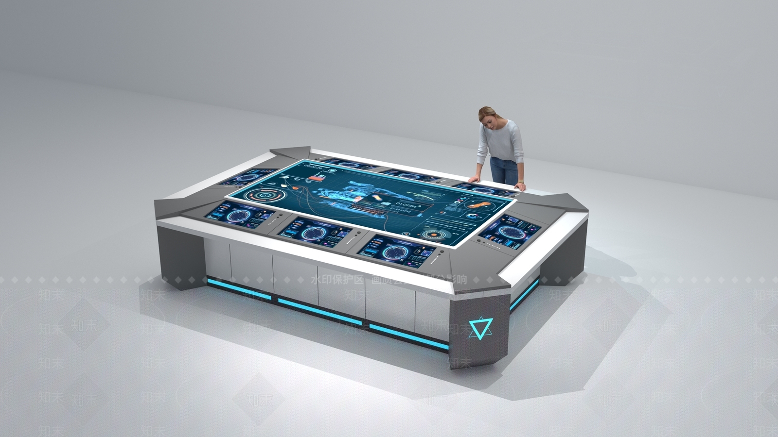 现代一体机3D模型下载【ID:1185341877】