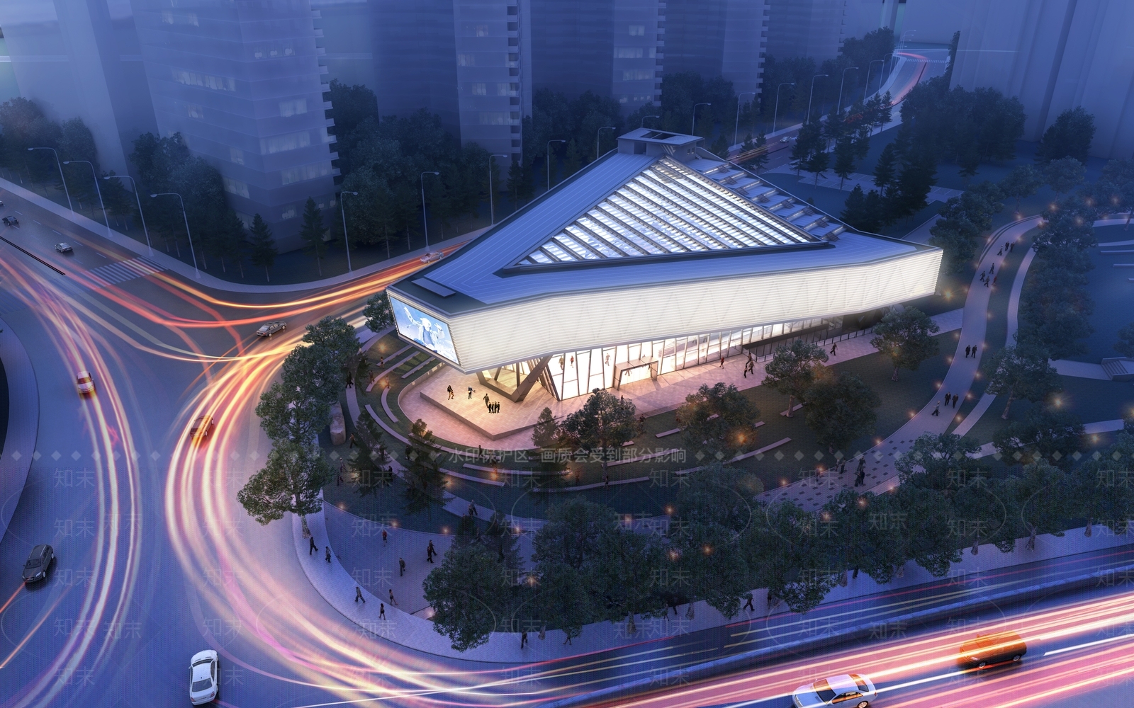 现代小公建SU模型下载【ID:1185346959】