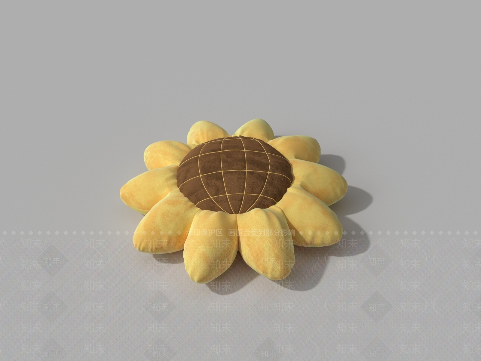 现代抱枕3D模型下载【ID:1185350679】