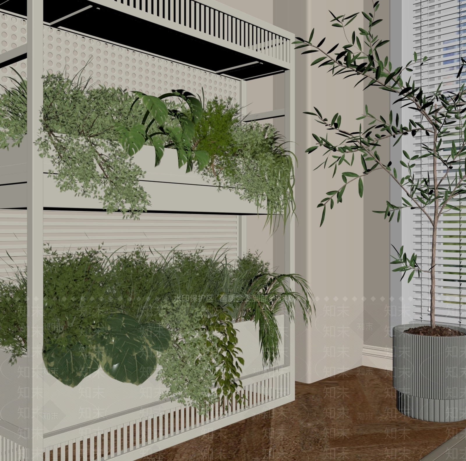花草SU模型下载【ID:1185351957】
