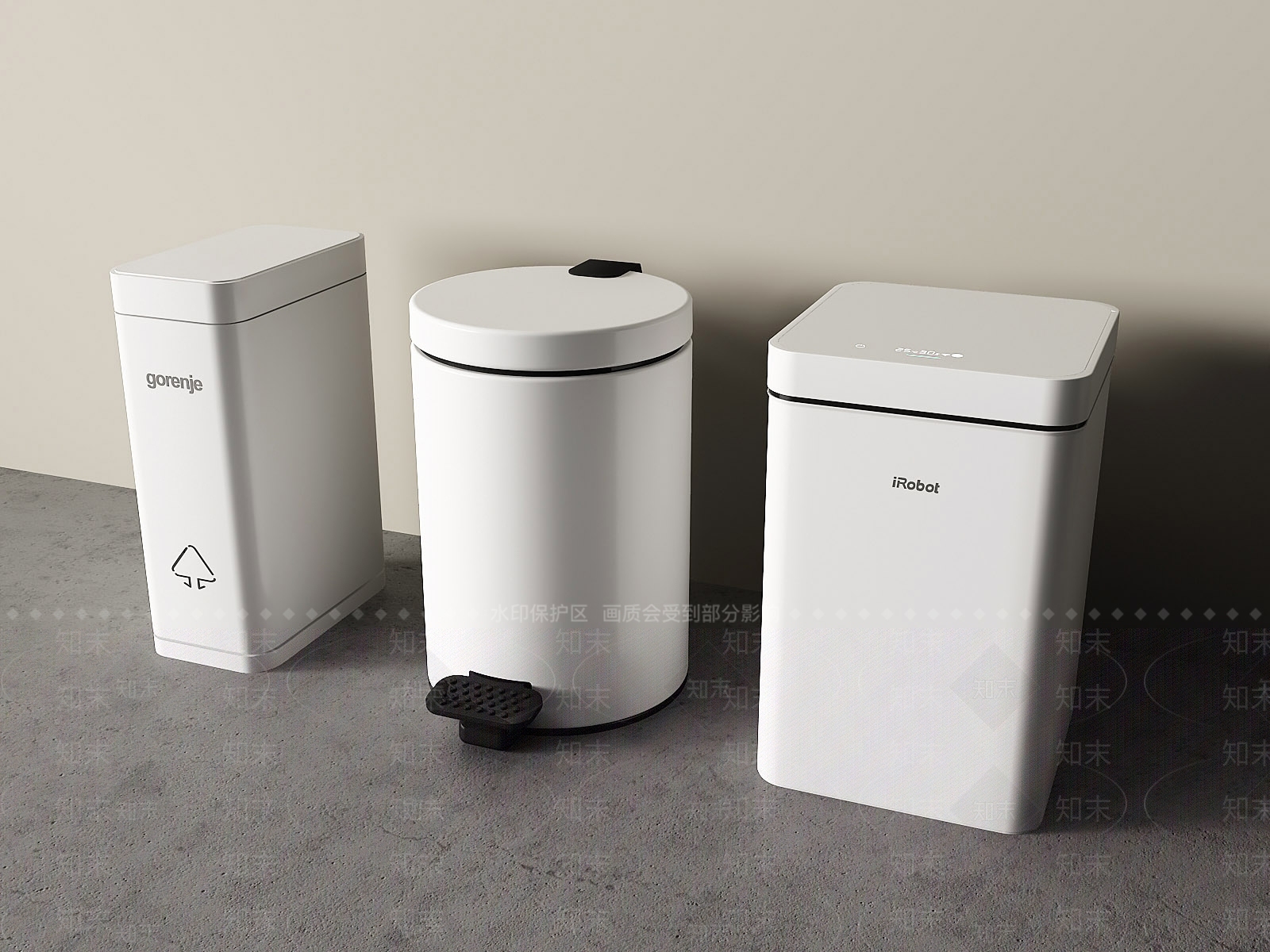 现代垃圾桶SU模型下载【ID:1185353390】