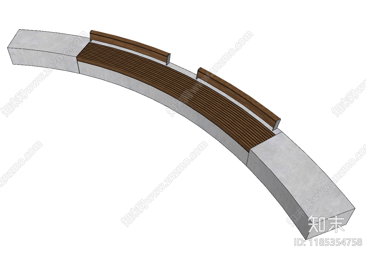 现代新中式景观坐凳施工图下载【ID:1185354758】