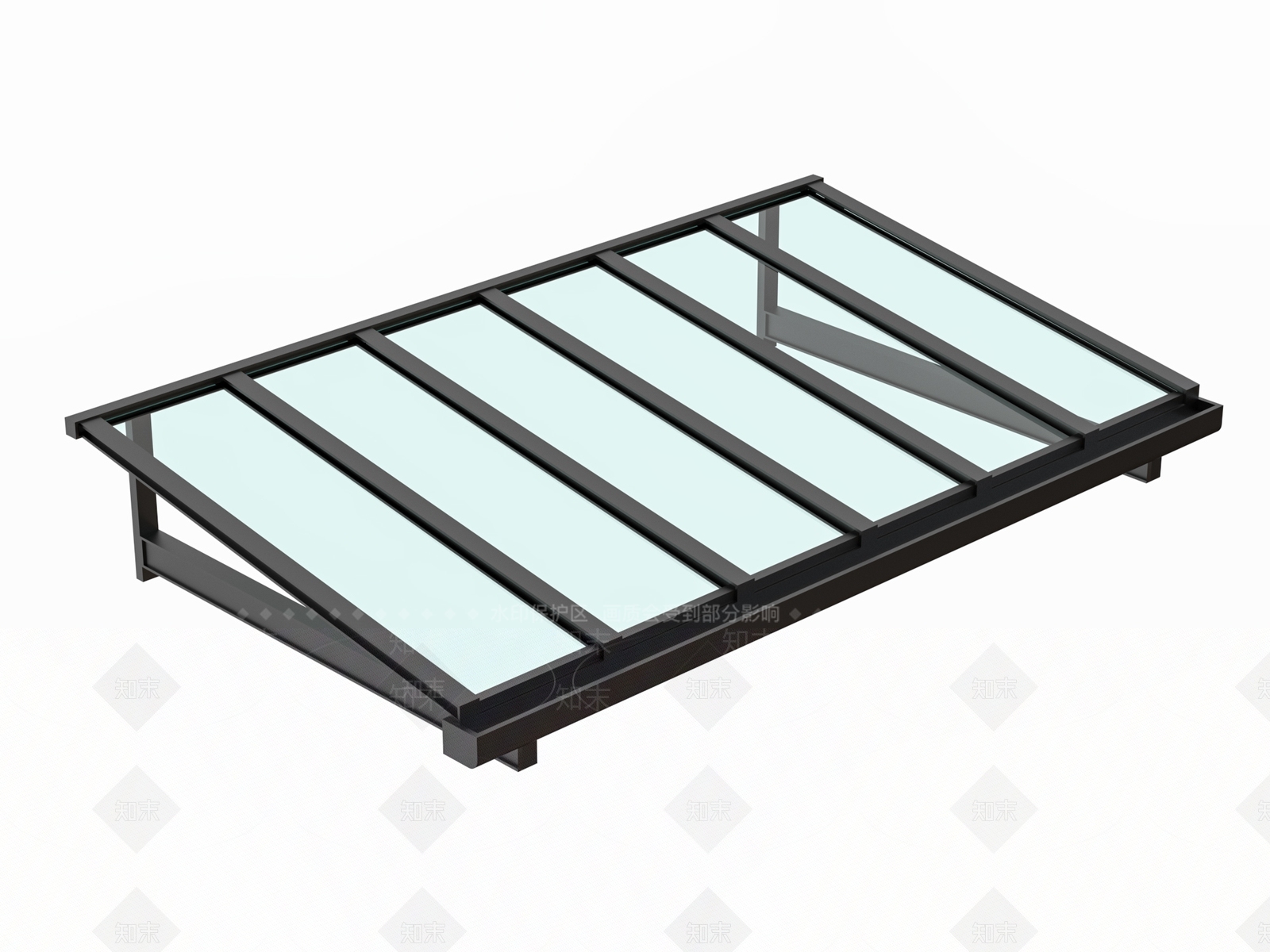 现代遮阳棚3D模型下载【ID:1185361115】