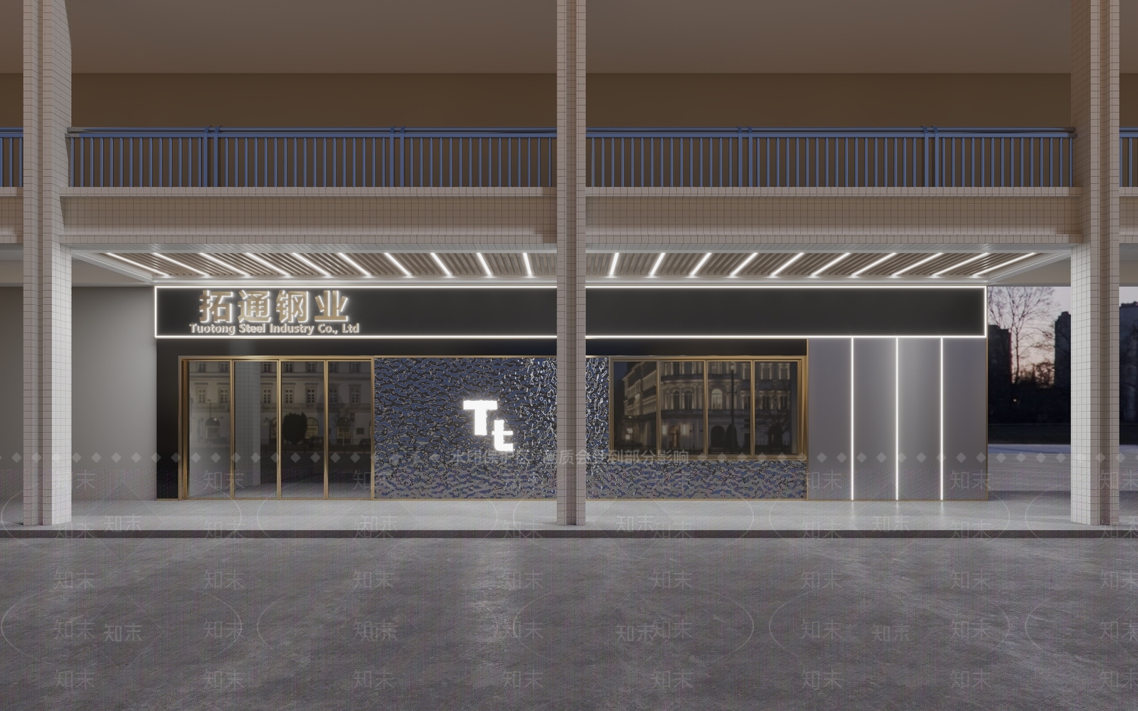 现代其他商业空间3D模型下载【ID:1185374101】