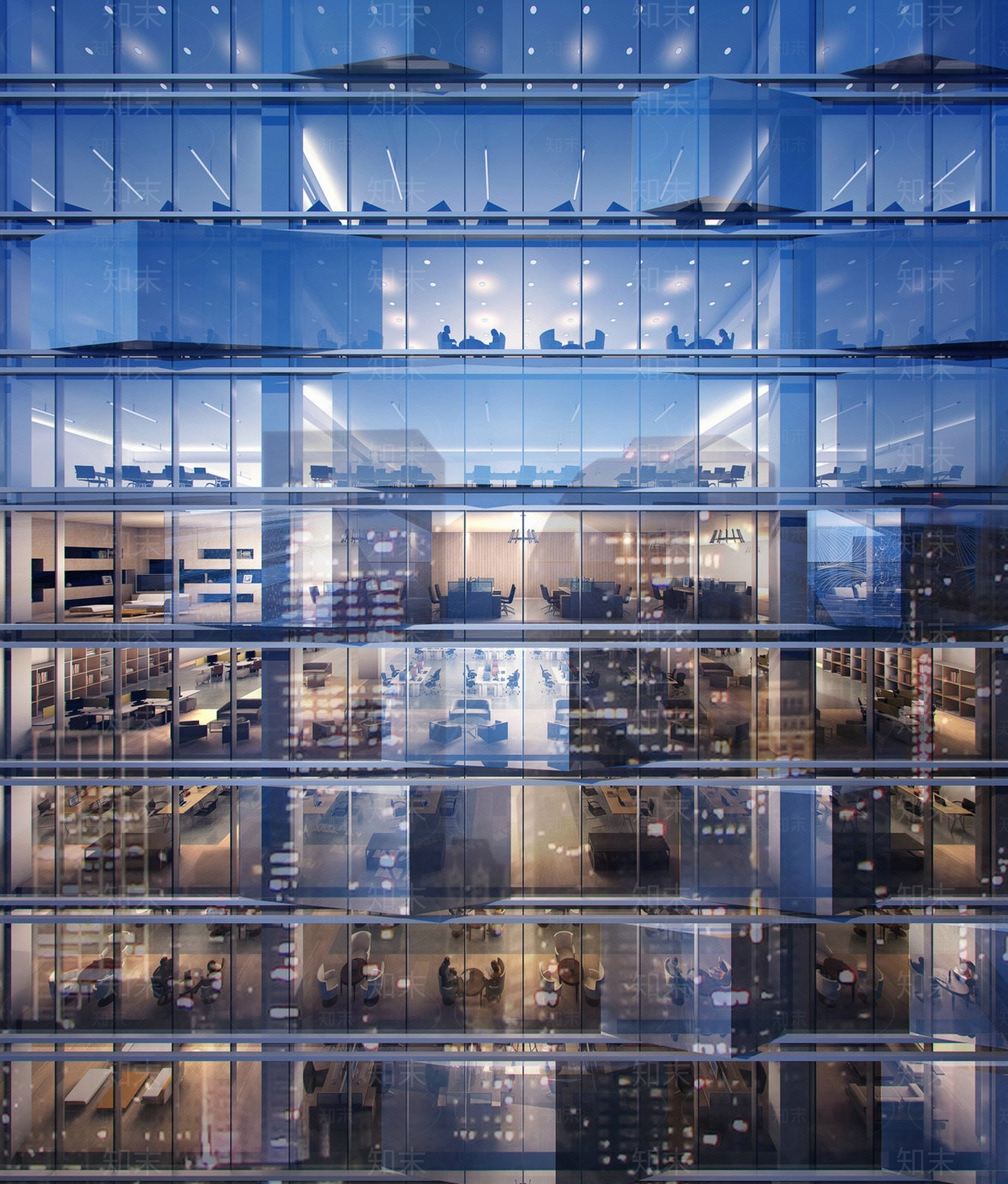 现代外立面贴图下载【ID:1185385732】