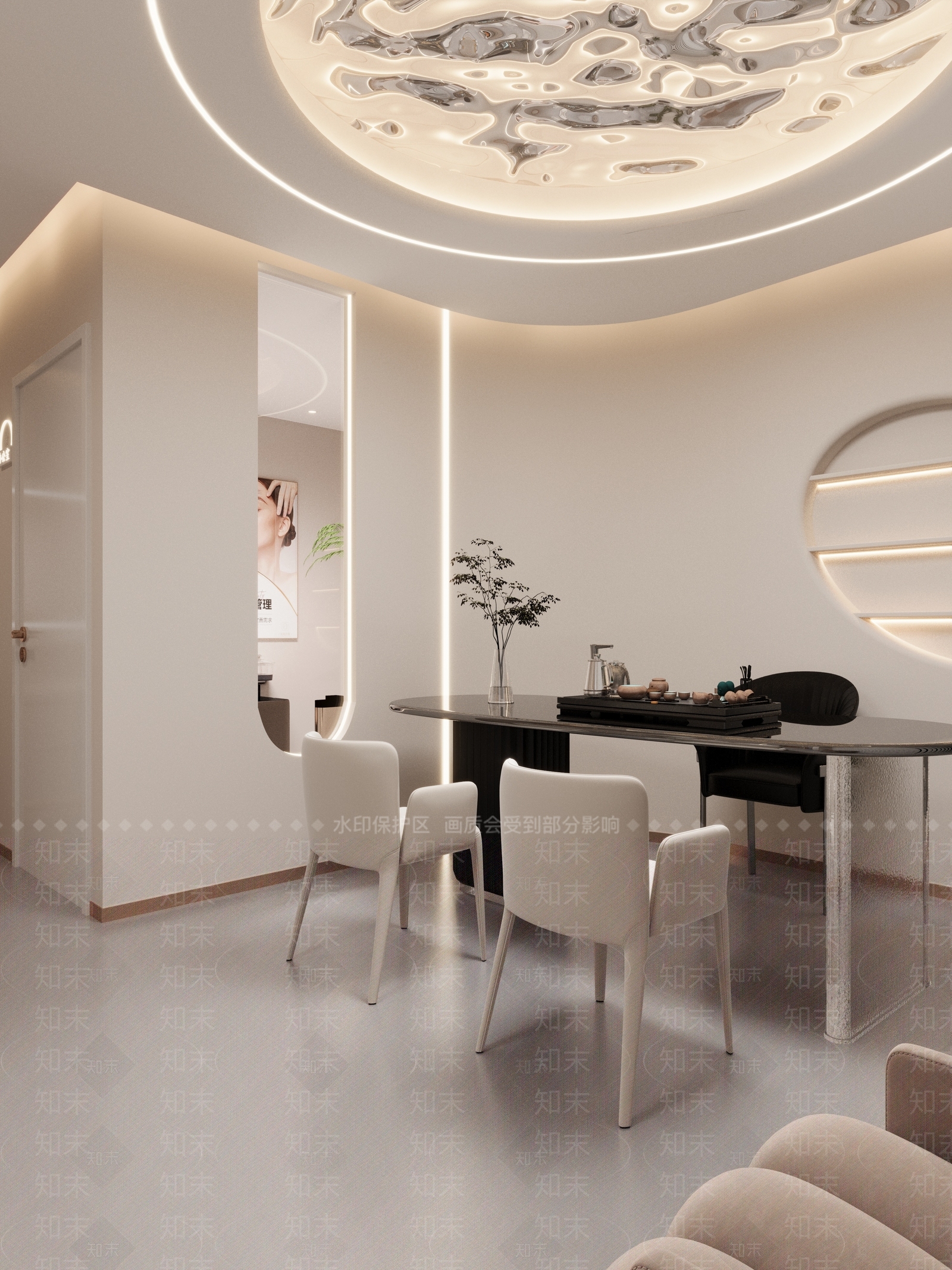 现代美容院3D模型下载【ID:1185392393】