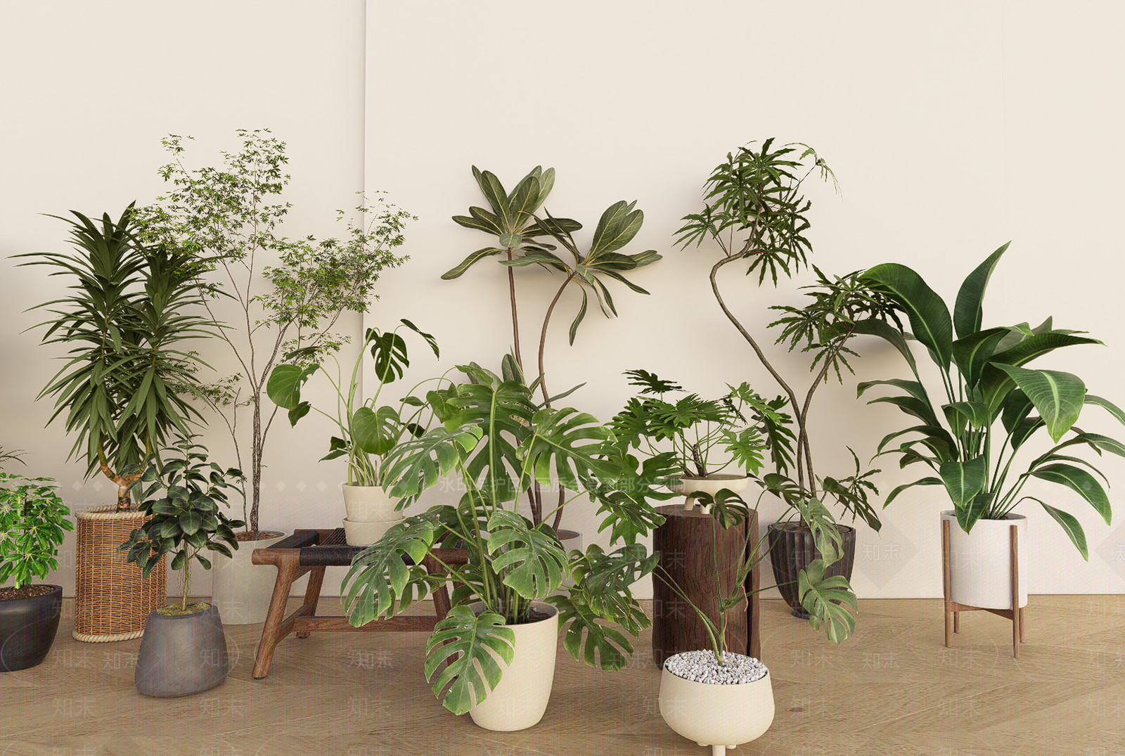 盆栽SU模型下载【ID:1185393786】