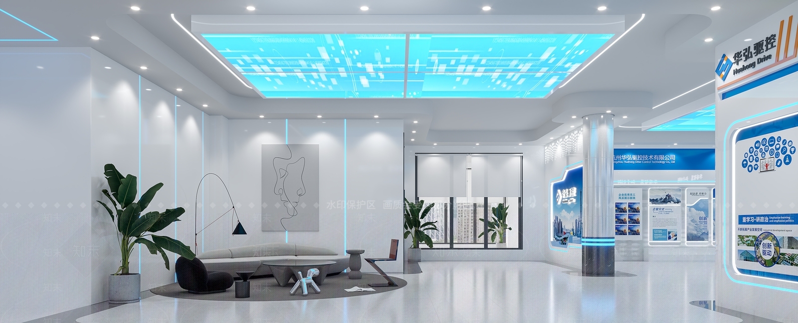 现代其他办公空间3D模型下载【ID:1185398062】