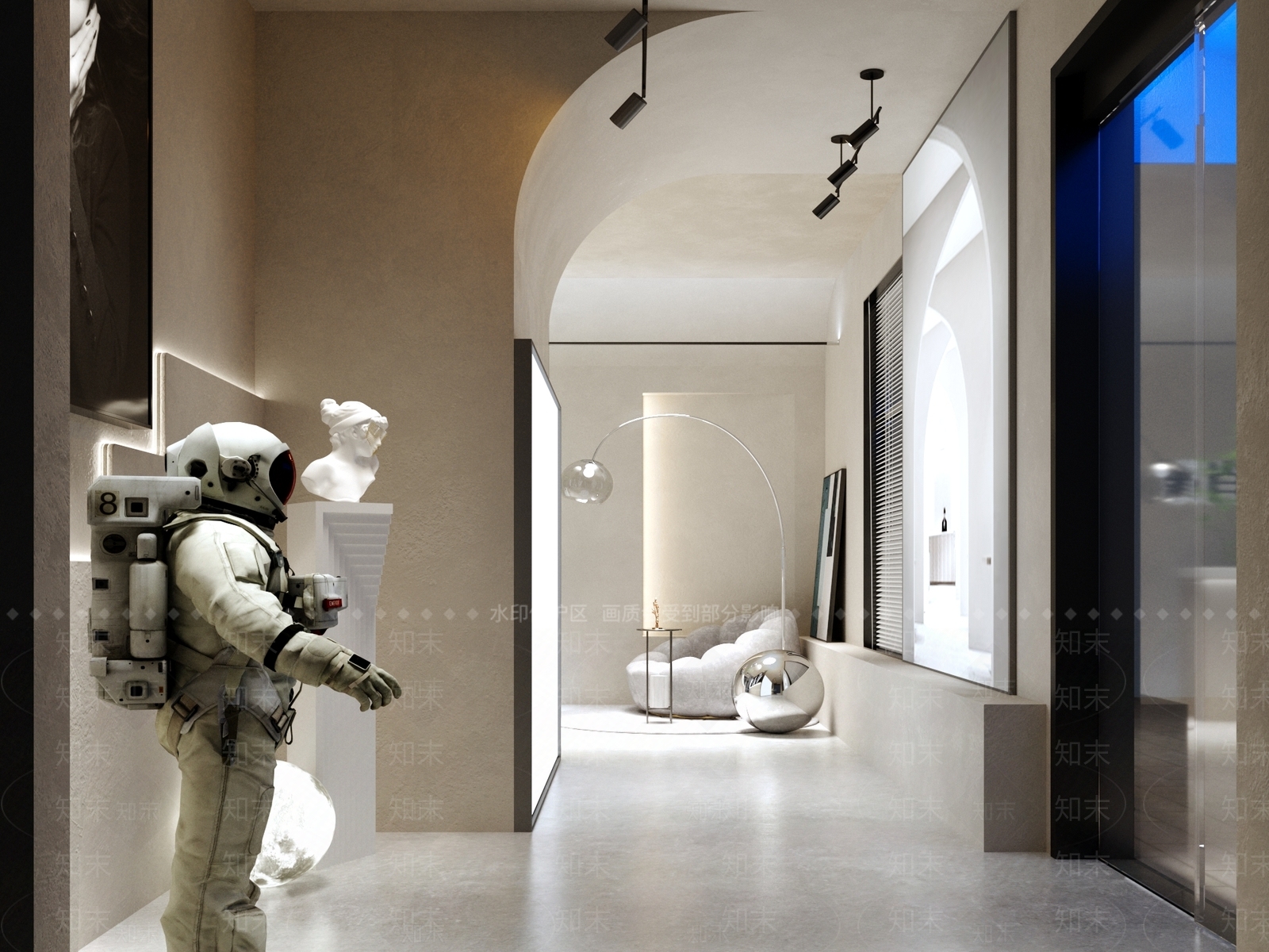 现代简约其他商业空间3D模型下载【ID:1185398877】
