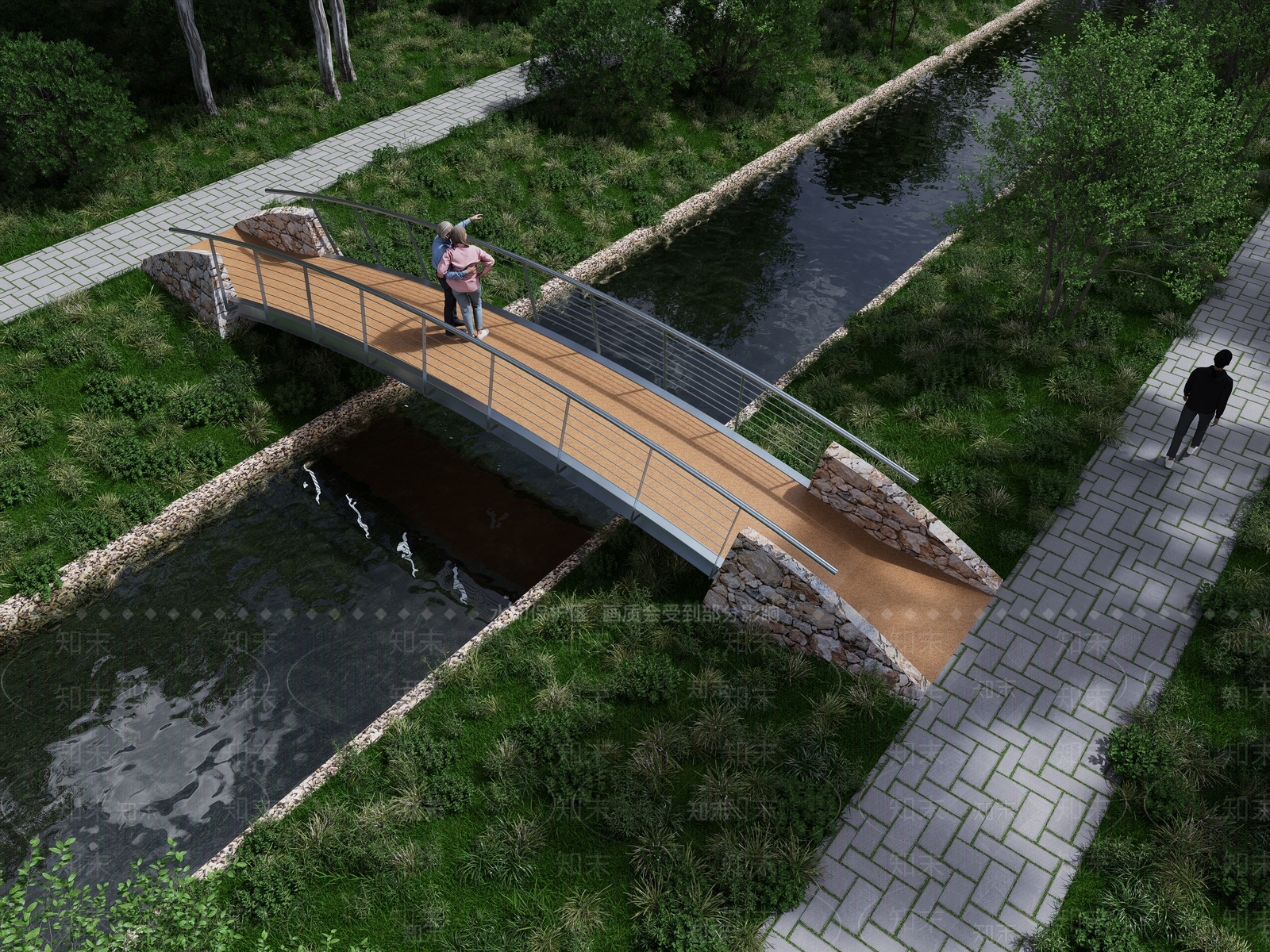 简约桥3D模型下载【ID:1185403899】